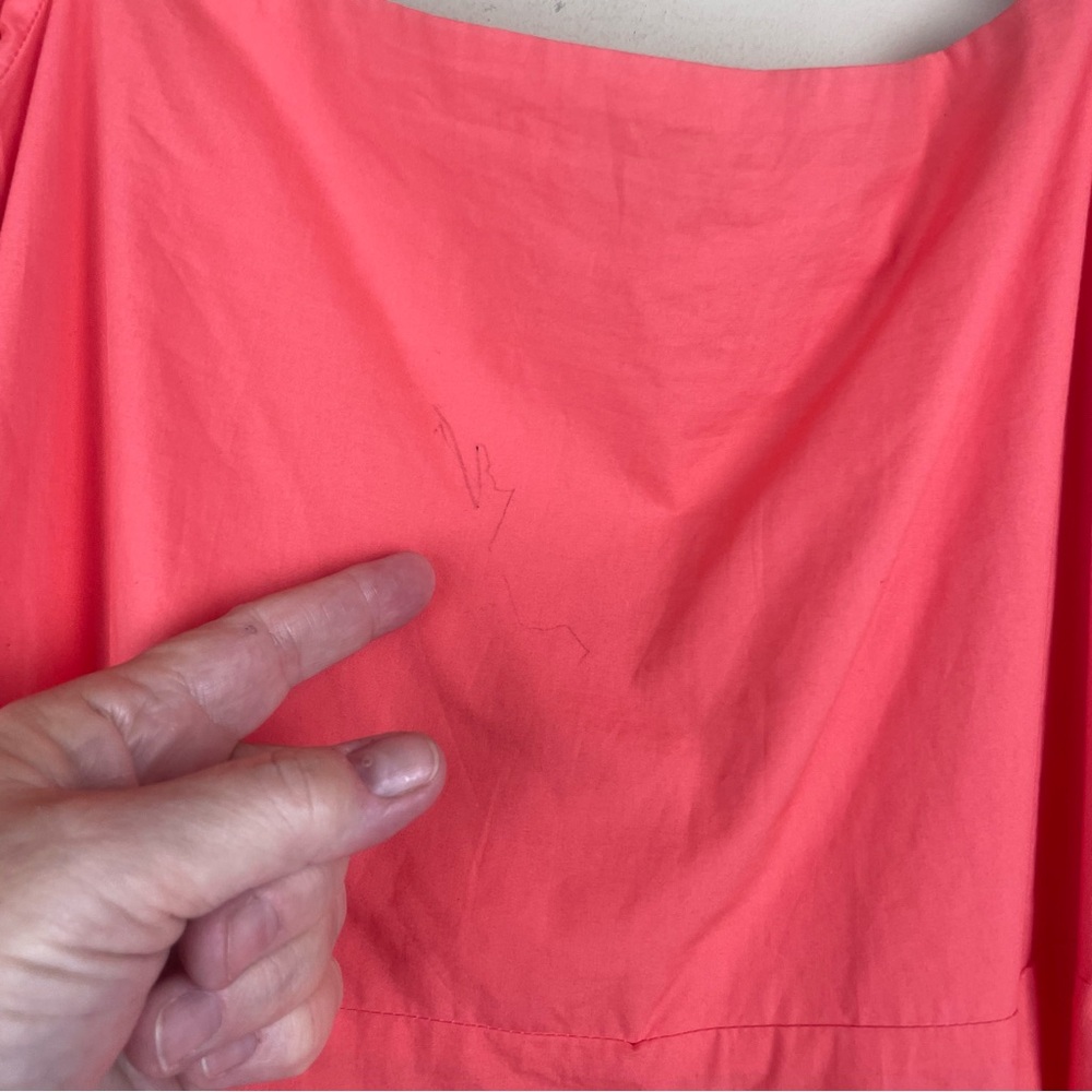 NWT - Mille Resort & Travel Anais Popover Dress in Melon Size Medium - Picture 13 of 17